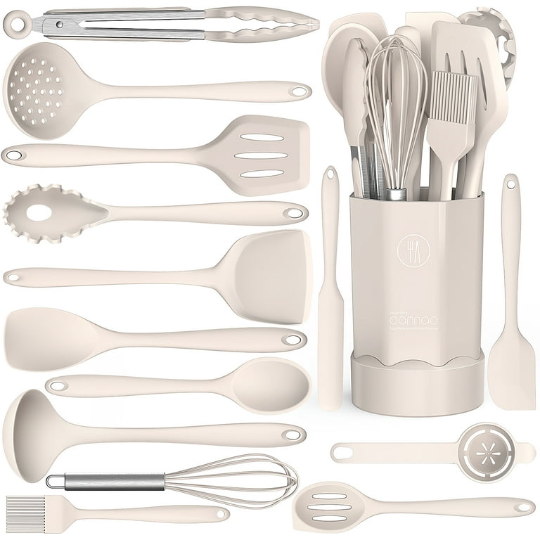 Kitchen Utensil Set 24 Nylon and Stainless Steel Utensil Set, Non-Stick and  Heat Resistant Cooking Utensils Set, Best Kitchen Tools, Useful Pots and  Pans Accessories and Kitchen Gadgets 