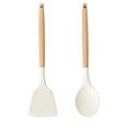 thumbnail image 1 of Silicone Cooking Utensils | Wooden Handle, Non-Stick Cookware Heat Resistant Kitchen Utensil, 1 of 5