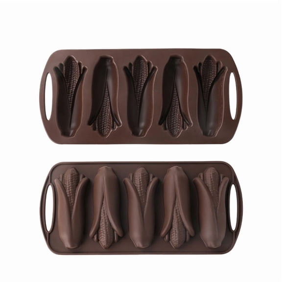 Silicone Corn Cob Cake Mold - Creative Baking Mold for Cookies, Cakes, and Chocolates