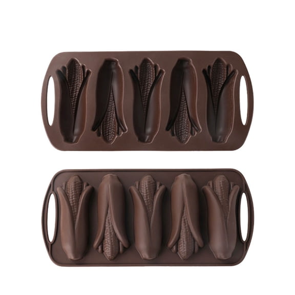 Silicone Corn Stick Bread Pan - Non-Stick Baking Mold for Cakes, Chocolates, Easy Release & Space Saving Design
