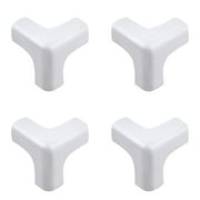 Silicone Corner Bumpers for Sharp Edges, Furniture Corner Protectors - Anti-Collision Safety Guards for Tables, Cabinets, Kitchen Range Hoods, Baby Proofing Edge Guards (Clear, T-Shape)
