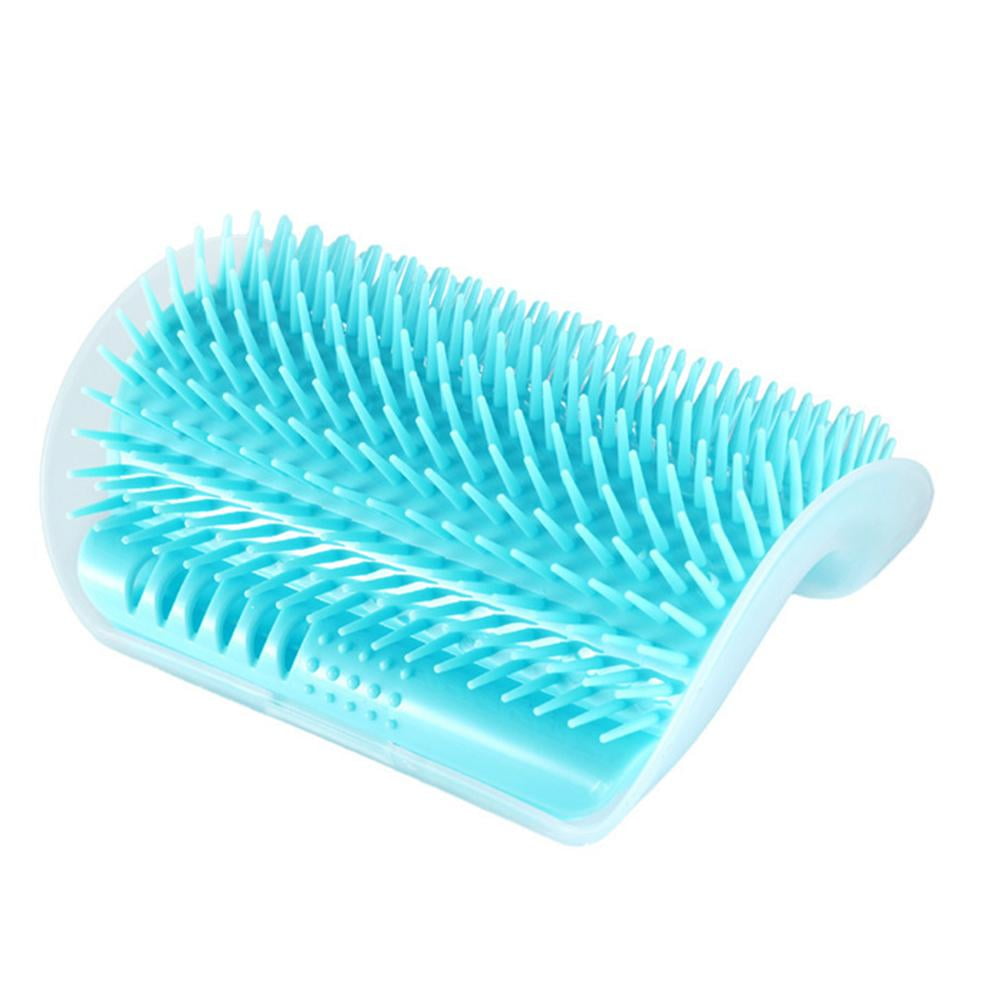 Silicone Corner Cat Brush,Light Blue - Walmart.com