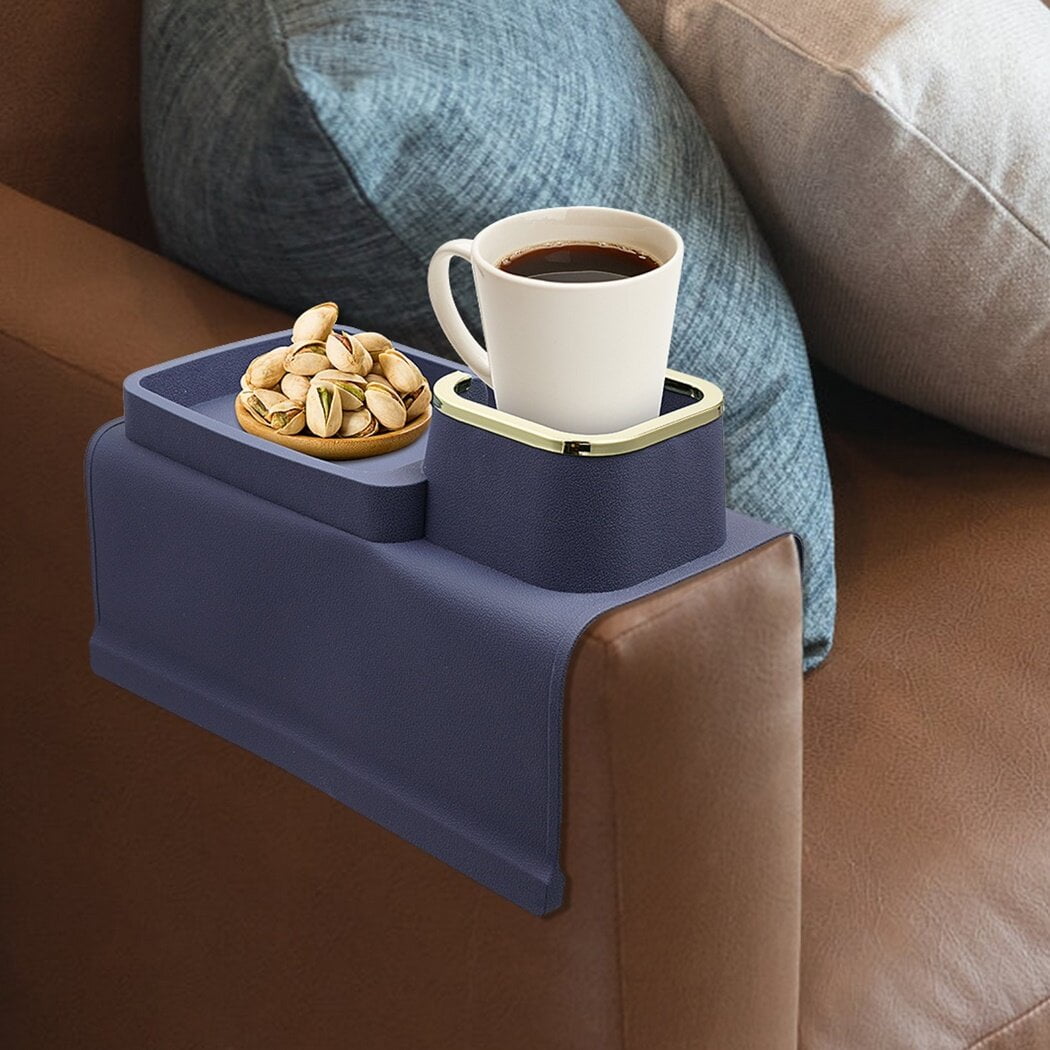 Silicone Couch Cup Holder Anti Slip Sofa Armrest Tray Couch Tray for Arm Chair Recliner Armrest Organizer Holder for Remote Control Cellphone Walmart Business Supplies