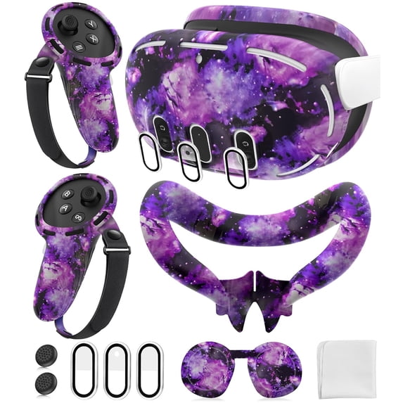 Silicone Cover Set Compatible with Meta/Oculus Quest 3 Accessories ...
