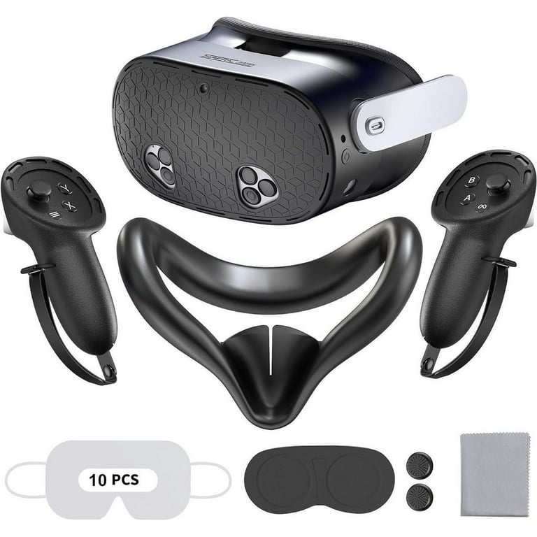 Silicone Cover Set Compatible with Meta Quest 3S Silicone Face