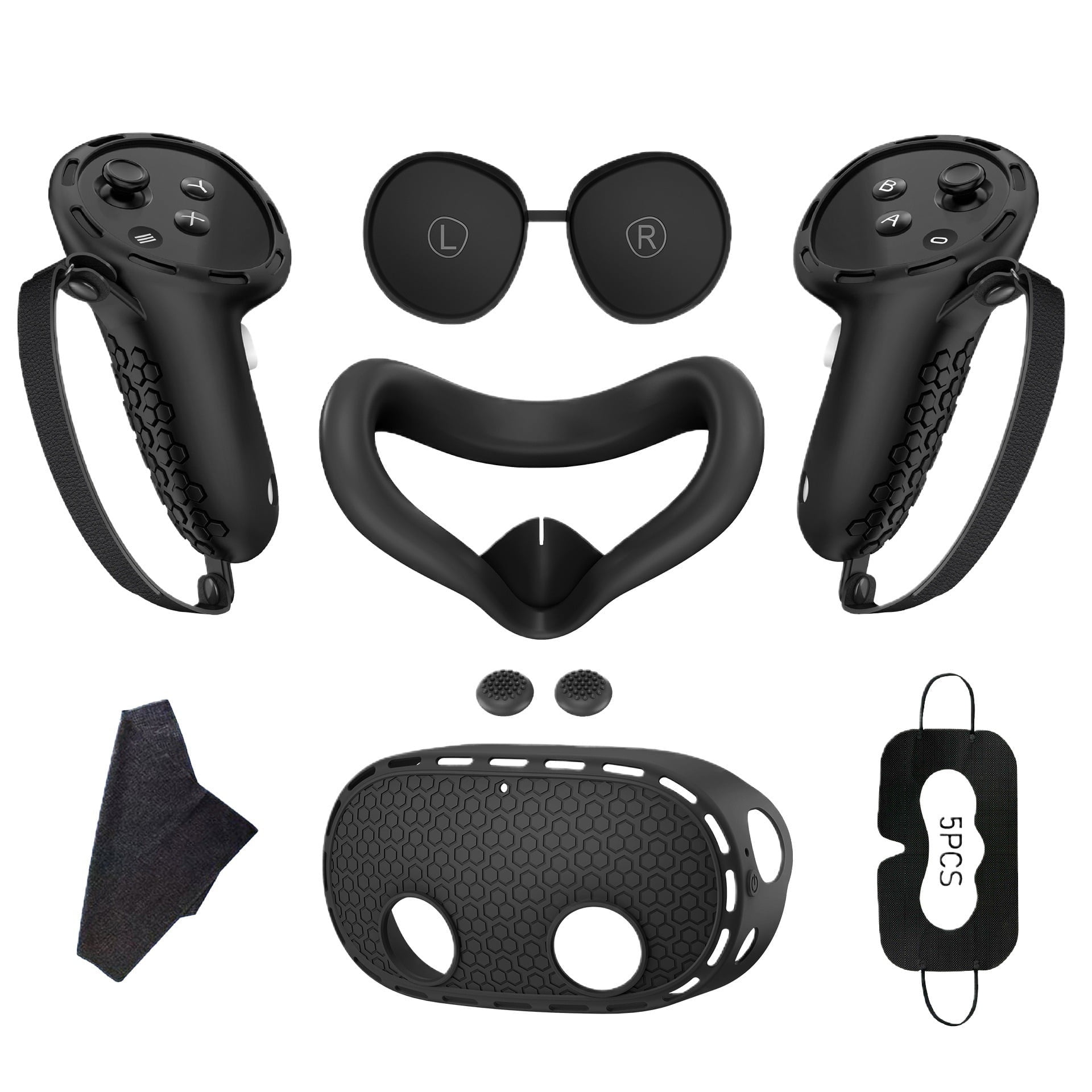 Meta Quest Blue Silicone Cover Set Compatible With 3s, Face Cover, VR ...