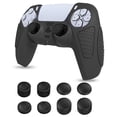 thumbnail image 1 of Silicone Cover Skin Case for Sony PS5 Controller, EEEkit Wireless Controller Protector Case Anti-slip Grips Case Compatible for PlayStation5, Controller Skin for PS5 with 8 Thumb Grip, 1 of 9