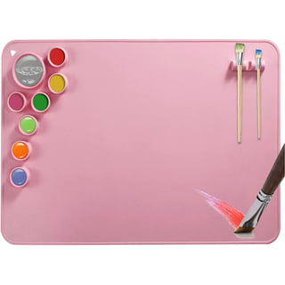 Large Silicone Craft Mat, Silicone Painting Mat & Paint Holder, Non-Stick  Silicone Artist Mat For Painting Craft Watercolour & Jewellery DIY 