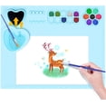 thumbnail image 1 of Silicone Craft Mat, Silicone Painting Mat for Resin Casting, 20"x16" Silicone Artist Mat with Cup for Painting, Craft, Watercolour, Clay and DIY, 1 of 6