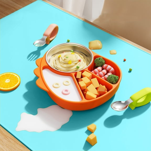 Silicone Craft Mat for Kids | Waterproof & Non-Slip Painting & Dining Mat | 60x40cm with Raised | Easy Clean Desk Protector | 1 Pack