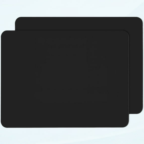 Silicone Craft Mats 2 Pack, 15.7" x 11.8" Silicone Mat for Crafts, Large Heat Resistant Sheet for Jewelry Making, Epoxy Resin, Painting, Counter Table Protector, Table Mat, Non-Stick, Black