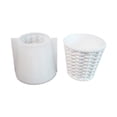 thumbnail image 1 of Silicone Crafting Mould For Creating Unique Basket Weave Candle Decorative Containers And DIY Gift Making, 1 of 8