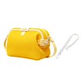 thumbnail image 1 of Silicone Crossbody Pouch With Adjustable Strap & Sealed Zipper Design For Pool Beach Swimming Travel Outdoor Use(Yellow-20X11Cm), 1 of 6