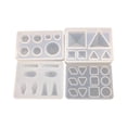 thumbnail image 1 of Silicone Crystal Epoxy Mold with Hole Fine Material Made DIY Hanging Accessories, 1 of 12