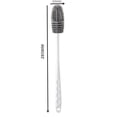 thumbnail image 1 of Silicone Cup Brush Milk Bottle Cleaning Brush Long Handle Water Bottles Cleaner Glass Cup Cleaning Brush Kitchen Cleaning Tools 1PCS White, 1 of 6