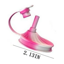 Silicone Cup Lid - Spill-Proof Beverage Can Cover with Straw Hole, Universal Fit for Soda/Beer Cans (2.13in) - Reusable Drink Lids for Home/Picnic/Party (Assorted Colors)​