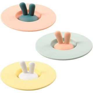 Keweilian Silicone Cup Covers (Set of 4) ， Multicolored for Mugs, Tea  Pots,Flexible Hot Cup Lids for Coffee & Tea