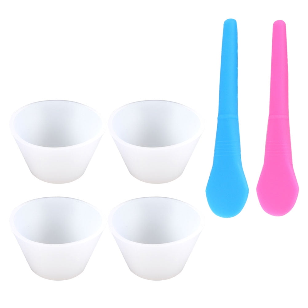 10 Pack Silicone Mixing Cups With Spout - Reusable Dispenser Molds For Resin, Epoxy, Jewelry DIY Crafts