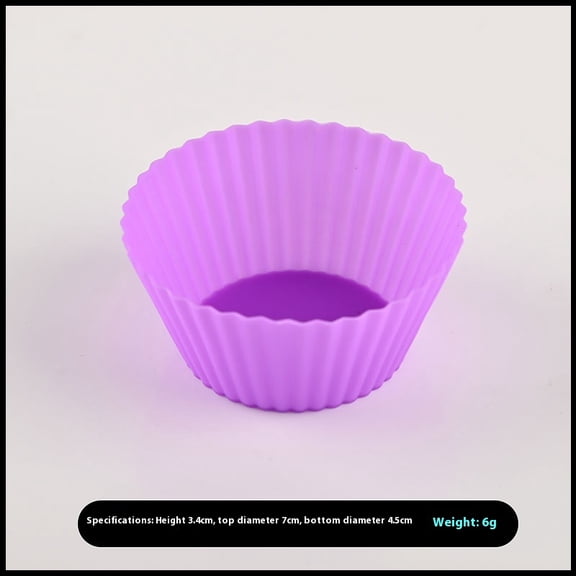 Silicone Cupcake Baking Cups 10 Pack Cups, & Non-stick Muffin Liners for Party Halloween Christmas,10 Rainbow Colors