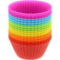 Silicone Cupcake Baking Cups Reusable Muffin Liners Molds for Standard