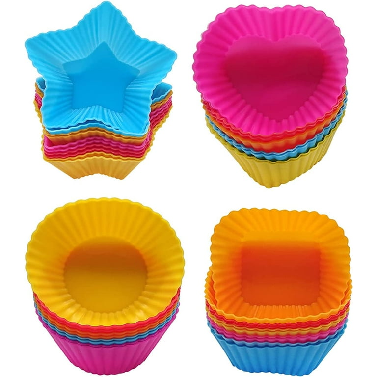 Silicone Cupcake Liners (24-Pack) Silicone Cupcake Liners (24-Pack)