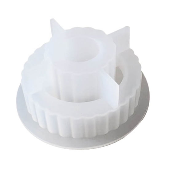 Silicone DIY 3D Candlesticks Casting Handmade Gift Soap Clay Crafts Decors Molds