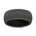 thumbnail image 1 of Silicone Dark Grey 8.7mm Domed Band Size 14 Ring for Women and Men - 1.5 Grams, 1 of 2
