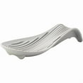 thumbnail image 1 of Silicone "Deck Chair" Large Heat-resistant Spoon Rest for Stove Top/Countertop, Reusable Kitchen Cooking Utensil Holder for Spatulas, Ladles, etc., Dishwasher Safe, 9.1*4.2*1.6in (Light Gray), 1 of 5