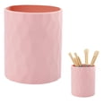 thumbnail image 1 of Silicone Desk Pen Holder, Modern Makeup Brush Organizer, Multifunctional Desktop Organizer, Home Office Supply Holder, Silicone Stationery Cup, Cosmetic Brush and Pencil Holder, 3.94inch, 1 of 5