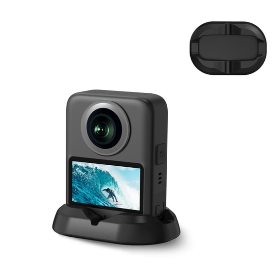 Silicone Desktop Mount for DJI Osmo 360 Panoramic Camera Car Fixed Base Soft Stable Anti-Scratch Non-Slip Desktop Stand Bracket Holder Accessories Adhesive bottom design