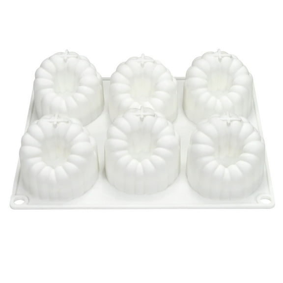 Silicone Dessert Mold 6 Cavity, Raspberry Pattern, Chocolate Mousse & Cake Mold, Flexible Baking Tool for Candy, Jelly & Ice Cubes, Food-Grade Material