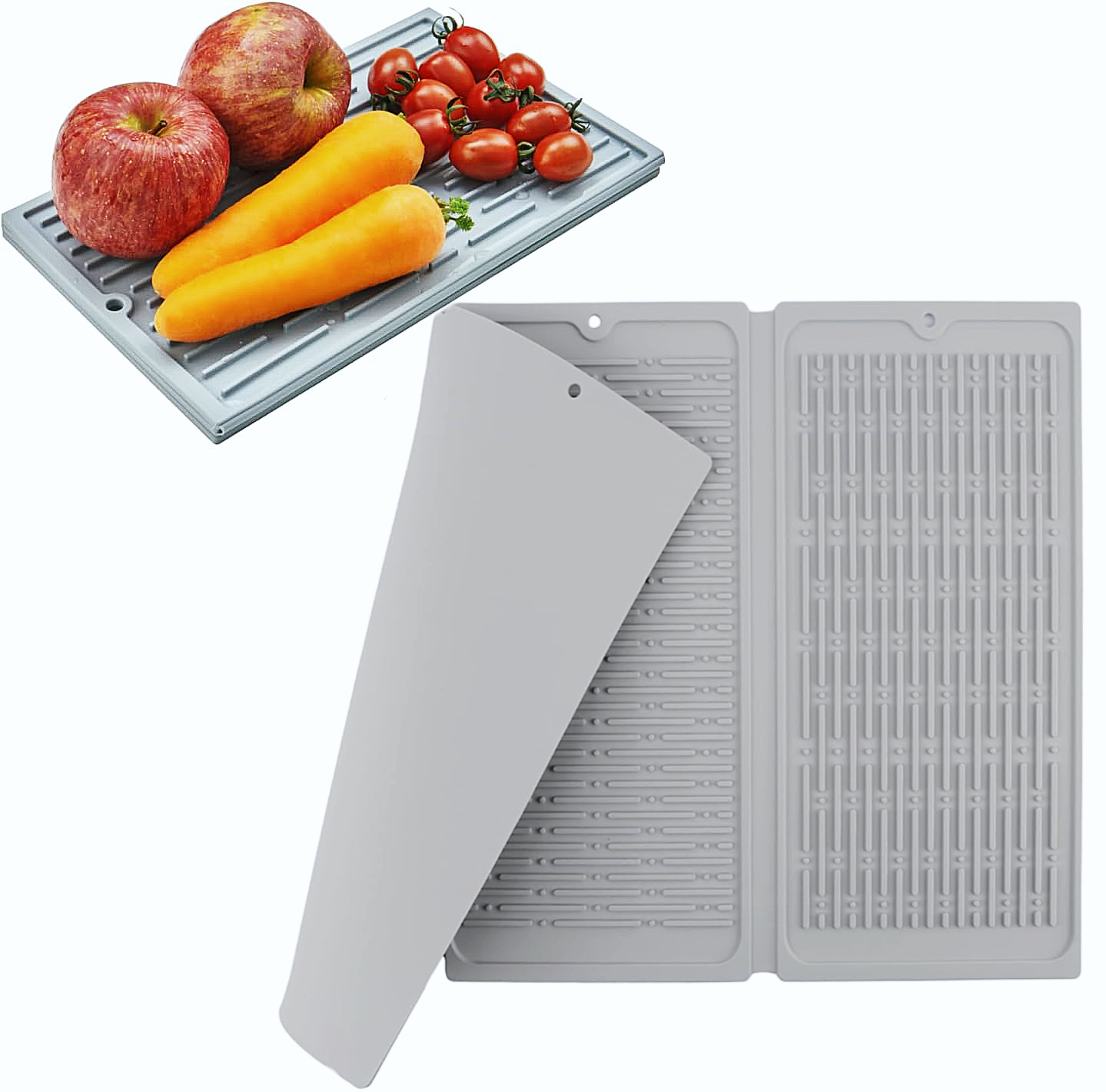 Range Kleen, Heat Resistant Counter Mat, Silver Wave