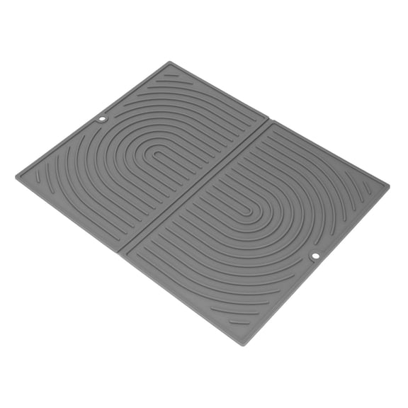 Silicone Dish Drying Mat, Extra Large Sink Mat Dish Drainer Mat for Kitchen Counter Silicone Mat (43*34*0.6cm)