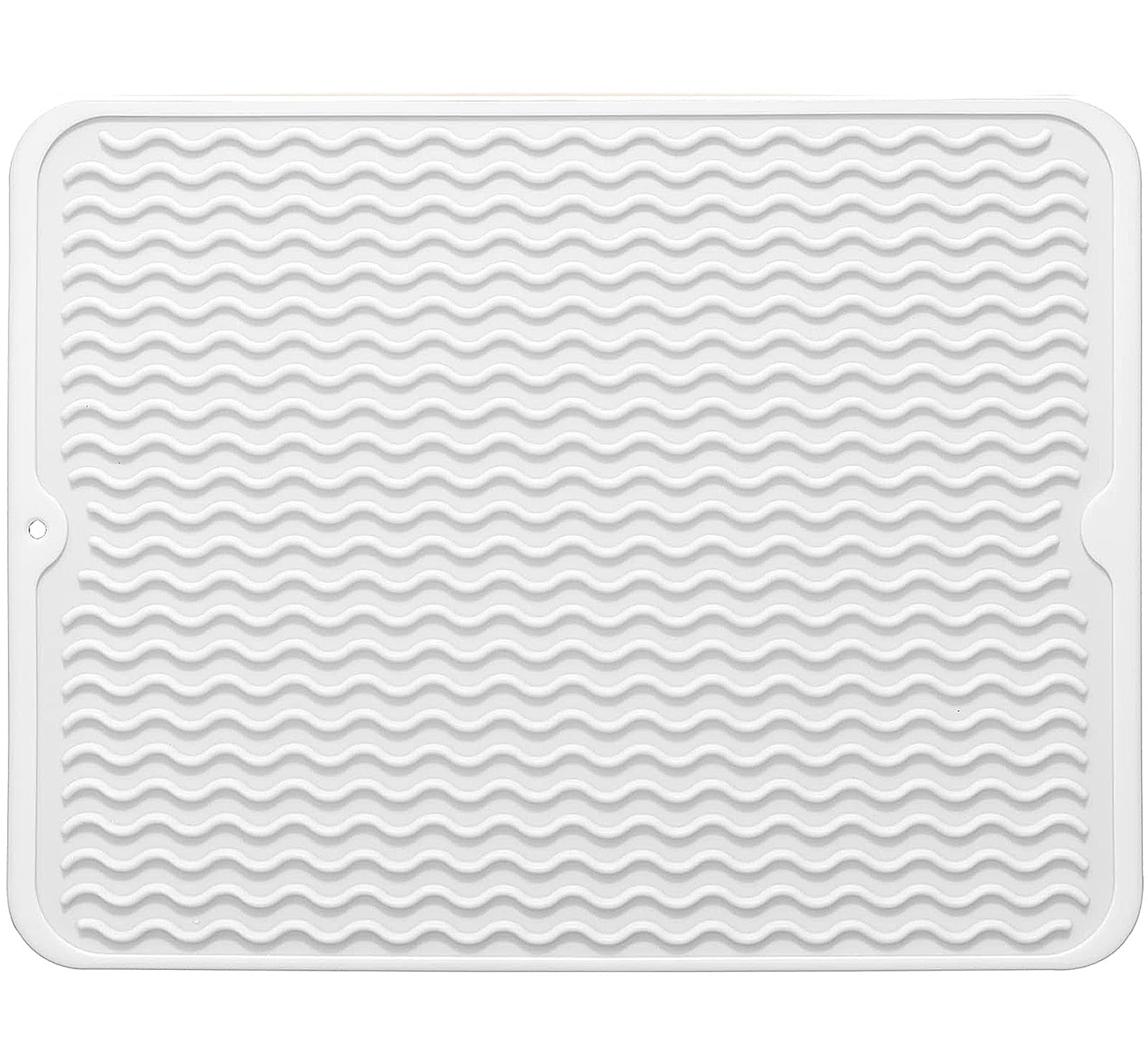 Silicone Dish Drying Mat, Non-Slip Easy Clean Sink Mat, Quick-Dry ...