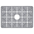 thumbnail image 1 of Silicone Dish Drying Mat for Kitchen Counter, Kitchen Sink Mat, Hollow Design Silicone Mat Dark Gray 15.7*10.6 inch, 1 of 6