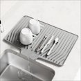 thumbnail image 1 of Silicone Dish Drying Mat for Kitchen Counter - Non-Slip, Heat Resistant with Built-in Drain, 18.9"x13.6", 1 of 8