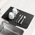 thumbnail image 1 of Silicone Dish Drying Mat for Kitchen Counter - Non-Slip, Heat Resistant with Built-in Drain, 18.9"x13.6", 1 of 8