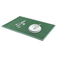 thumbnail image 1 of Silicone Dish Drying Mat for Kitchen Counter, Rectangular Waterproof Kitchen Mat, Heat Resistant Silicone Mat Green 17.7*11.8*0.4 inch, 1 of 6