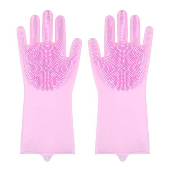 Silicone Dishwashing Gloves Reusable Cleaning Gloves Scrub Brush Attachment for Power Drill Must Have Cleaning Gadgets Small Nylon Brush Stiff Dryer Sheets Container Kitchen for Cleaning Counters