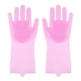 thumbnail image 1 of Silicone Dishwashing Gloves Reusable Household Kitchen Cleaning Scrubber Gloves for Washing, 1 of 7
