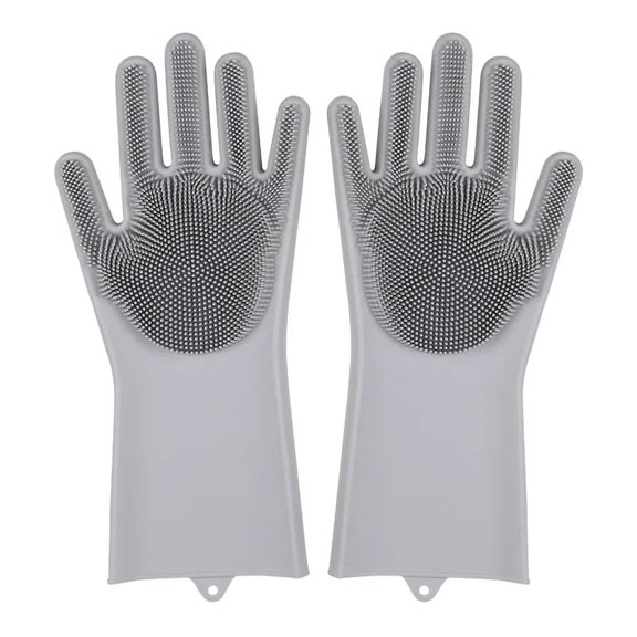 Silicone Dishwashing Gloves with Eco Friendly Multi Purpose for Kitchen Pet Bath Car Cleaning Waterproof Kitchen Cleaning Tools