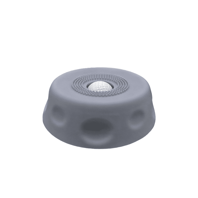 Silicone Dog Lick Bowl, Gen 1 Suction Cup Slow Feeder Lick Mat, Anxiety Relief for Small Medium Dogs & Cats, Grey
