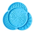 thumbnail image 1 of Silicone Dog Lick Mat with Powerful Suction Cups, Flower-Shaped Pet Slow Feeder Mat for Cats and Dogs, Calming Treat Mat for Anxiety Relief, Bathing and Grooming Distraction, 1 of 8