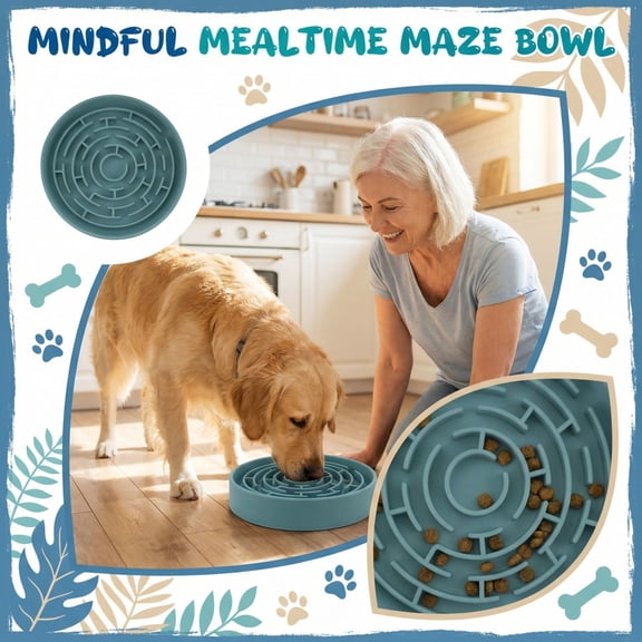 Silicone Dog Licking Mat with Suction Cups, Slow Feed Licking Pad for Mental Stimulation (Royal Blue)