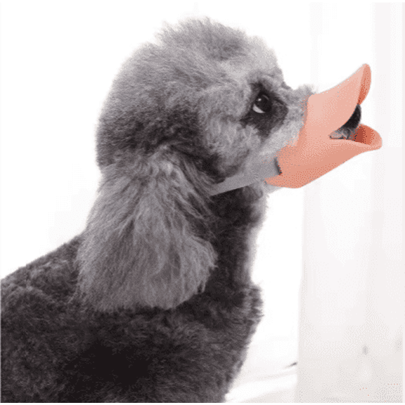 Silicone Dog Muzzle, Pink, Medium