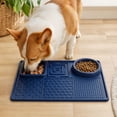 Silicone Dog Sculpted Piece Mat with Non-Slip Textured Surface and ...