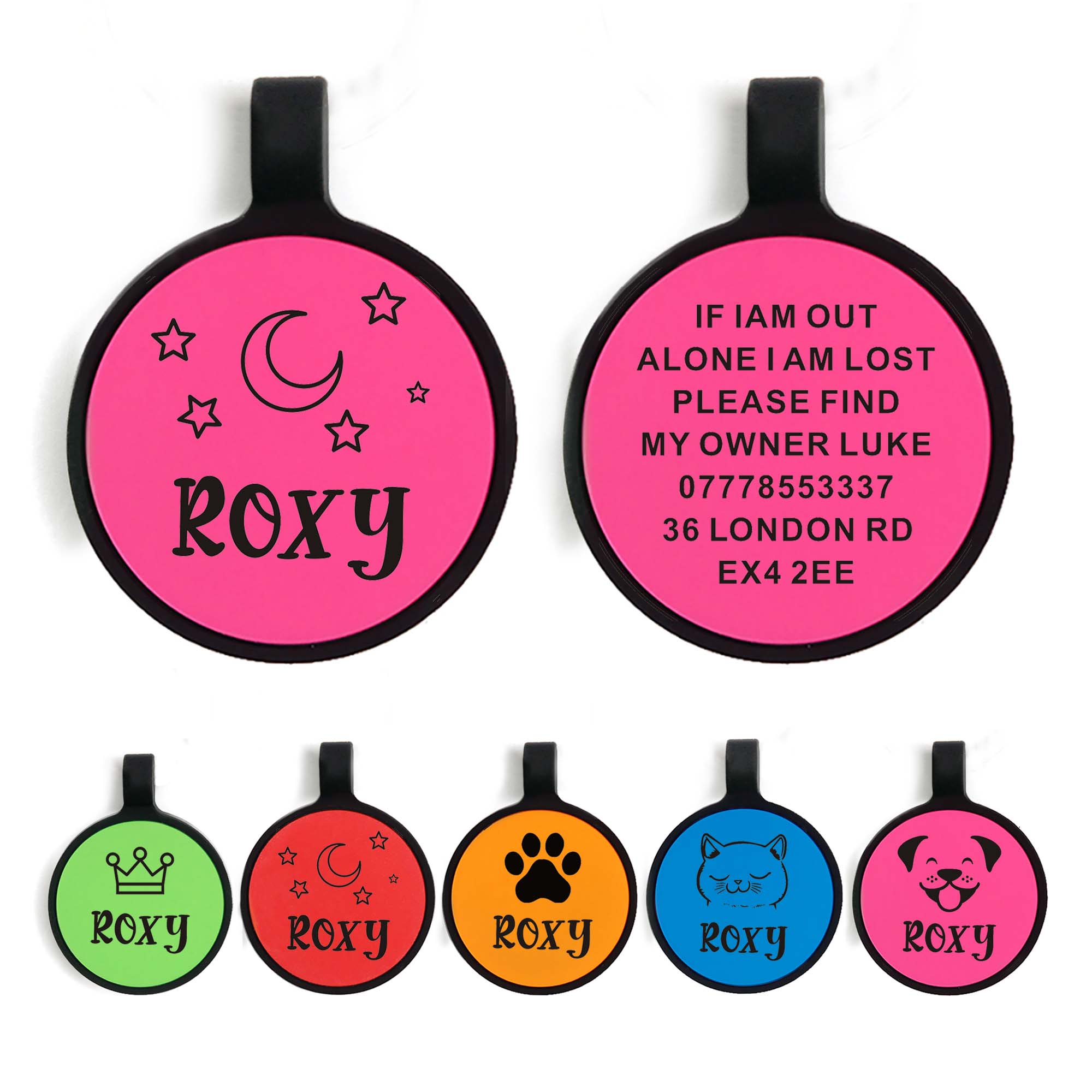 Laser engraved dog tag hotsell