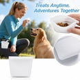 thumbnail image 1 of Silicone Dog Treat Pouch for Training,Waterproof Outdoor Storage Container for Pet,Travel Snack Holder with Hanging Loop,1 Pack, 1 of 7