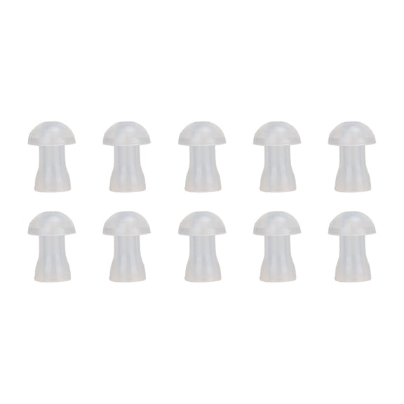 Silicone Domes  Ear Tips, Replacement  Ear Tips Detachable Universal 10Pcs For BTE Behind The Ear S 8mm/0.31in
