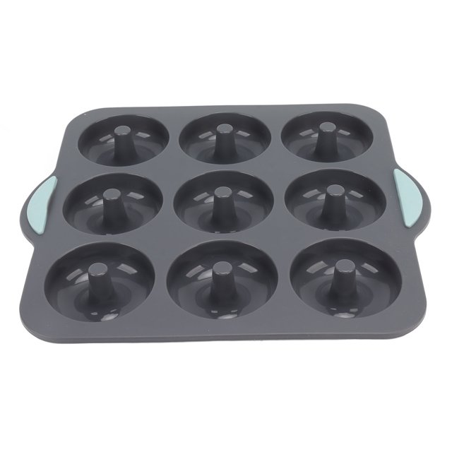 Silicone Donut Mold 9 Cavity Prevents Stick Safe Heat Resistance